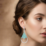 Mor Chandeliers 925 Sterling Silver Earrings